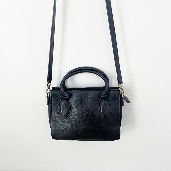 Foley + Corinna Gabby Small Leather Satchel in Black - Picture 8 of 12